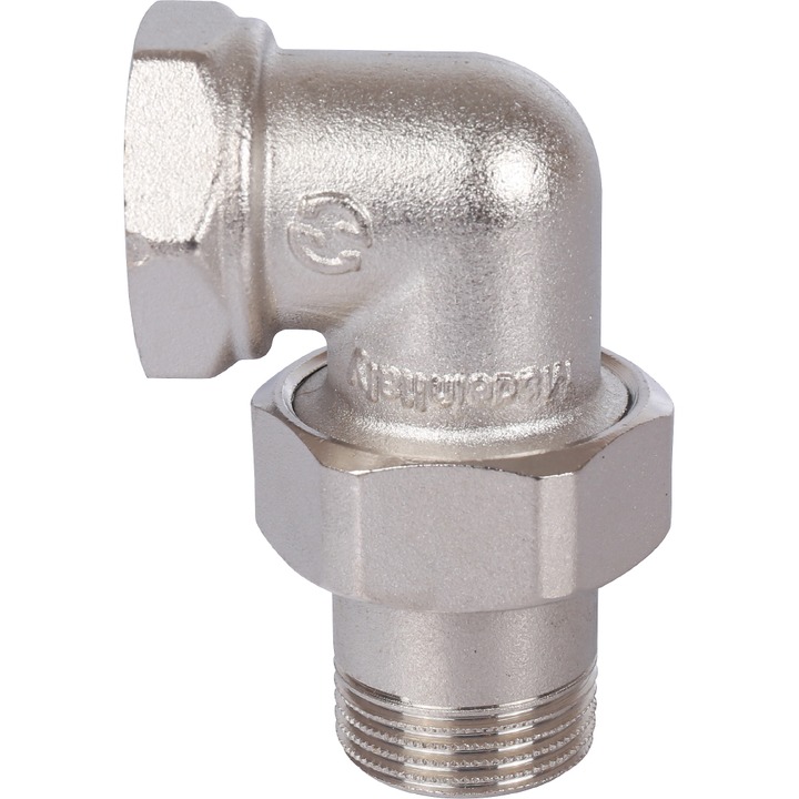 Сгон угловой 3/4" В/Н никель STOUT SFT-0057-000034