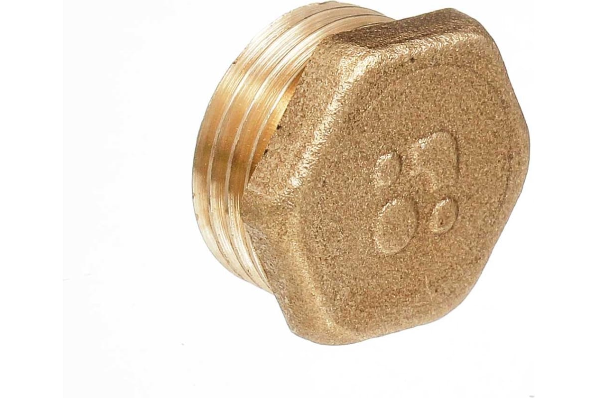 Заглушка 3/4" Н латунь БАЗ.З.20Н