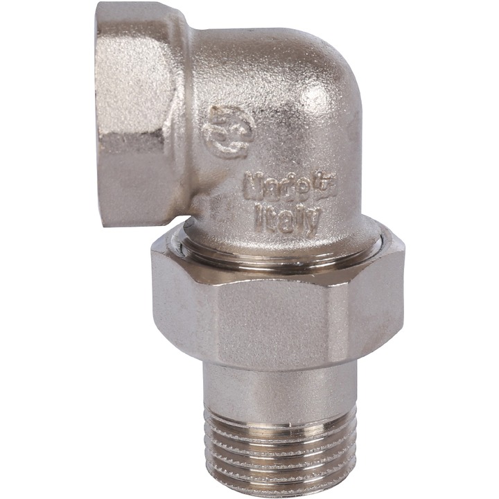 Сгон угловой 1/2" В/Н никель STOUT SFT-0057-000012