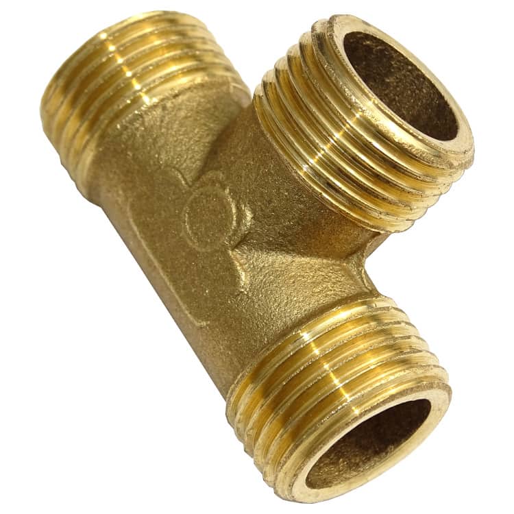 Тройник 1/2" Н/Н/Н латунь TIM TM222 Тройник 1/2" Н/Н/Н латунь TIM TM222