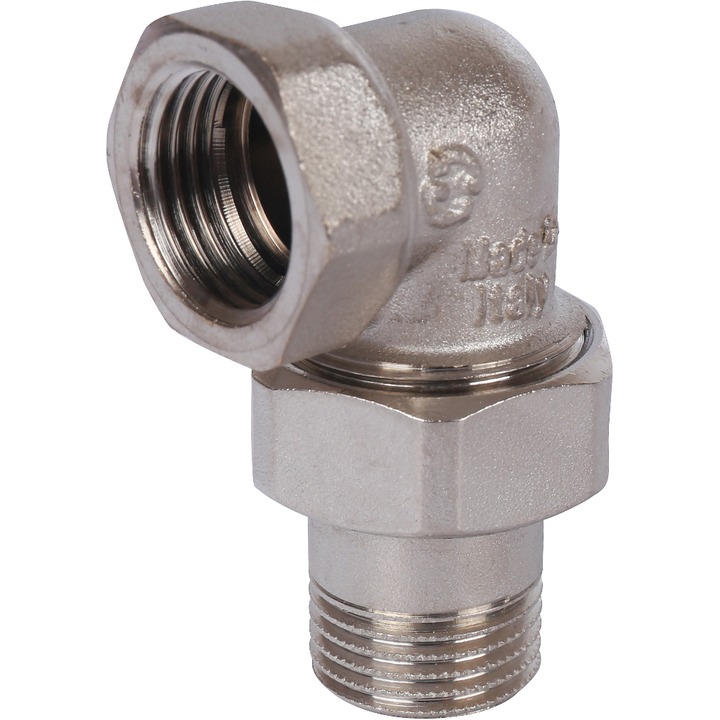 Сгон угловой 1/2" В/Н никель STOUT SFT-0057-000012 Сгон угловой 1/2" В/Н никель STOUT SFT-0057-000012