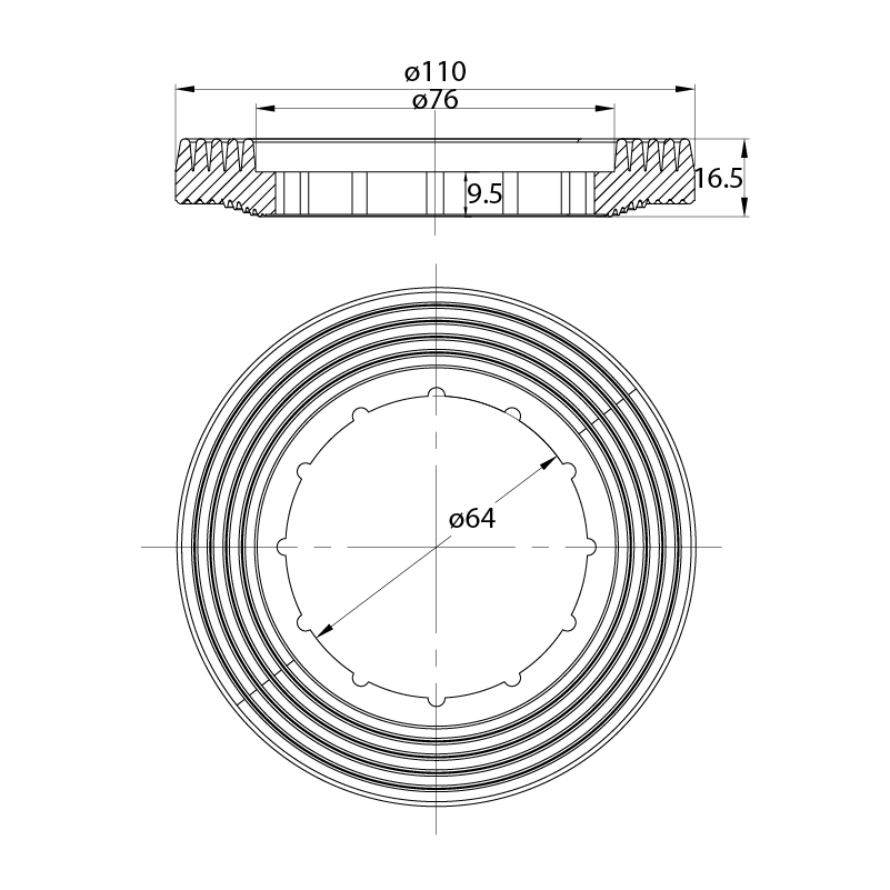 Клапан впускной н/п IDDIS F012400-0007