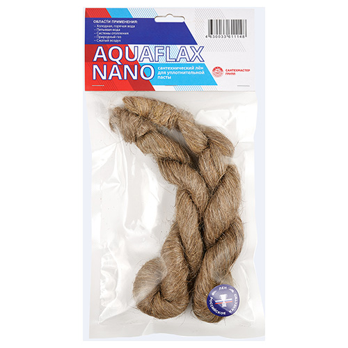 Лен 100 гр. сантехнический Aquaflax Nano Лен 100 гр. сантехнический Aquaflax Nano