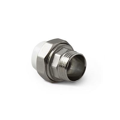 Муфта комби разъемная 63х2 НР PPR шестигран PRO AQUA PA21024 Муфта комби разъемная 63х2 НР PPR шестигран PRO AQUA PA21024