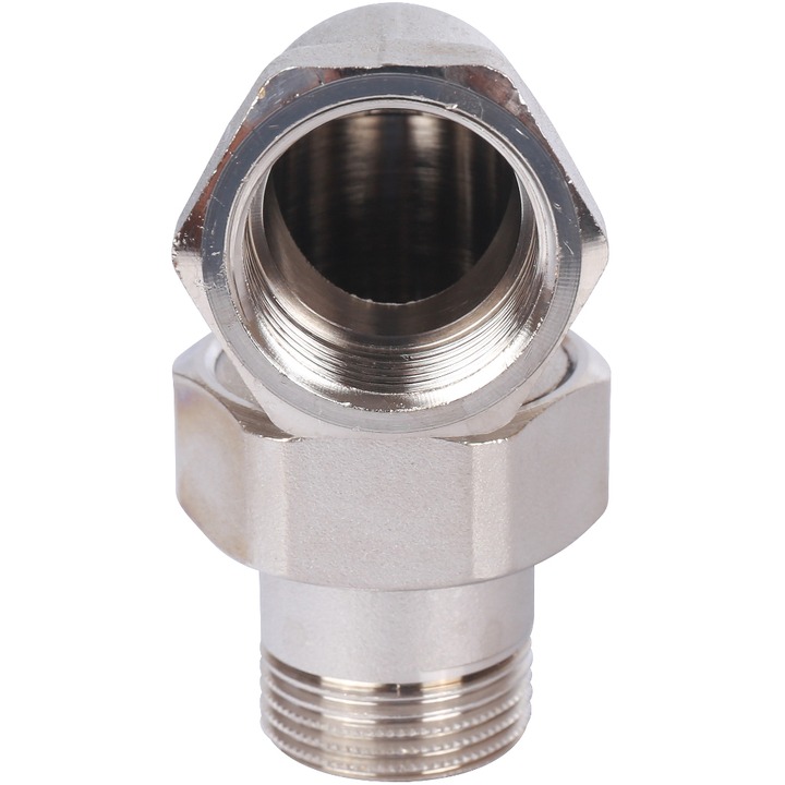 Сгон угловой 3/4" В/Н никель STOUT SFT-0059-000034