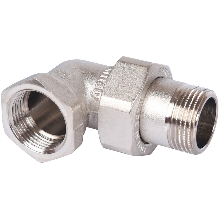 Сгон угловой 3/4" В/Н никель STOUT SFT-0059-000034