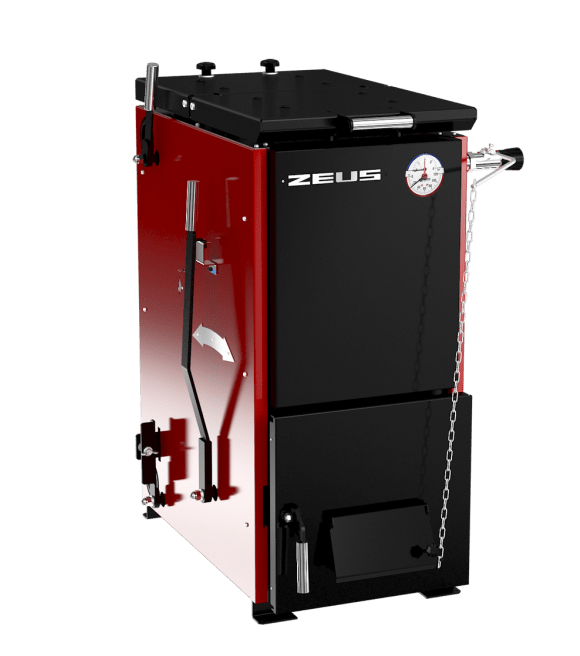 Котел твердотопливный ZEUS 9 кВт стальной Термокрафт KOZ9 Котел твердотопливный ZEUS 9 кВт стальной Термокрафт KOZ9
