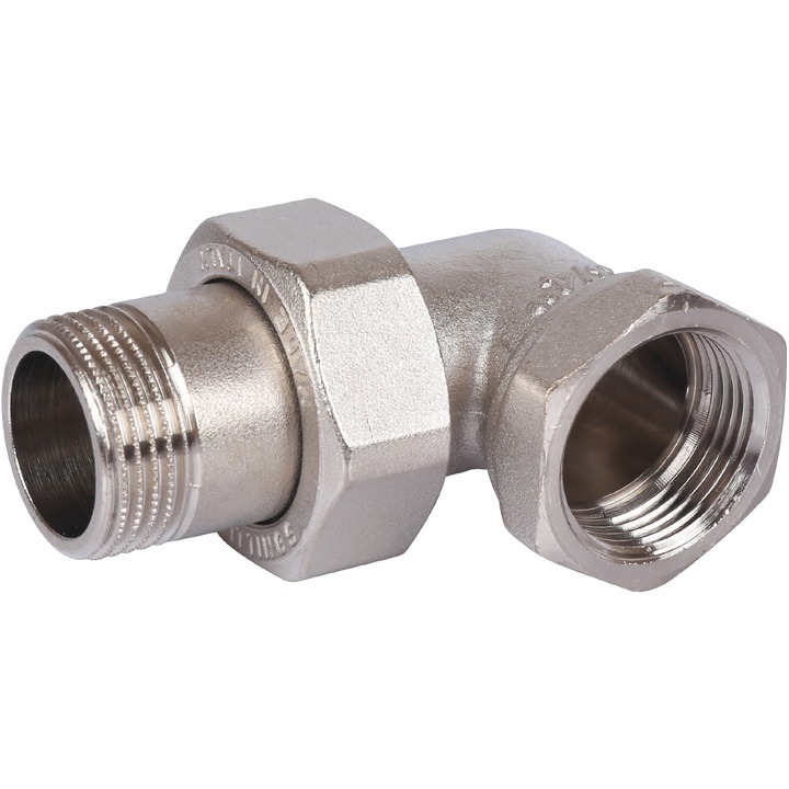 Сгон угловой 3/4" В/Н никель STOUT SFT-0057-000034