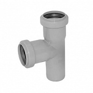 Тройник 50х50х90 канализационный PP PRO AQUA COMFORT 205587