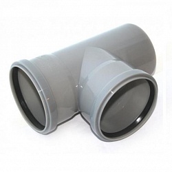 Тройник 110х110х90 канализационный PP PRO AQUA COMFORT 201187