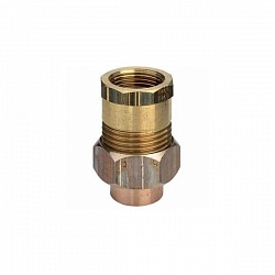 Сгон прямой вн.р. 15 х 1/2" (пайка) Китай