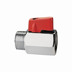 Кран шаровой 1/2" В/Н MINI рычаг крас никель ITAP 126