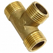 Тройник 1/2" Н/Н/Н латунь TIM TM222