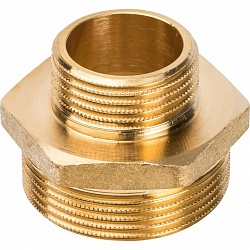 Ниппель переходной 1" x 3/4" Н/Н латунь TIM SM043