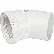Отвод Ø 80 мм. 45° STOUT (SCA-0080-000045)
