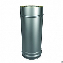 Труба термо ТТ-Р (316 0.5мм / 304 0.5мм) d 150/210, L=1000мм, с хомутом на замке