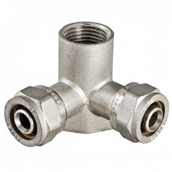Водорозетка проходная 16 x 1/2" (м/пл) Valtec VTm.334.N.160416