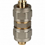 Соединитель равнопроходной 16 (м/пл) STOUT SFS-0005-000016