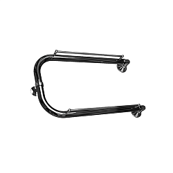 Полотенцесушитель P 1 1/4" 320*500 c полочкой