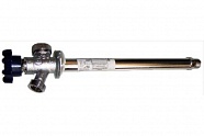 Кран незамерзающий для стен (350 мм) 1/2" Н/Н вентель никель TIM W-HF0235