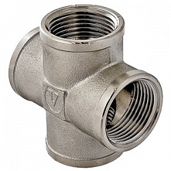 Крестовина 1/2" В/В/В/В никель VALTEC VTr.760.N.0004