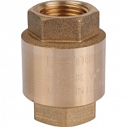 Обратный клапан 1/2" В/В с пластиковым сердечником STOUT SVC-0012-000015
