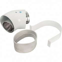 Коаксиальный отвод 90° D 60/100 STOUT (SCA-6010-000090)