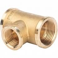 Тройник переходной 1" x 3/4" x 1" В/В/В латунь STOUT SFT-0021-001341