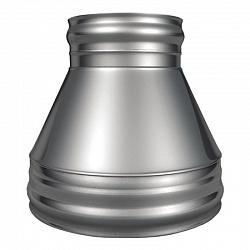 Конус КТ-Р (316 0.5мм / 304 0.5мм) d 180/240, с хомутом на замке