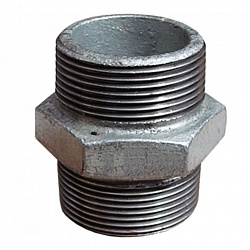 Ниппель 1/2" Н/Н неоцинкованный TUPY 21280002