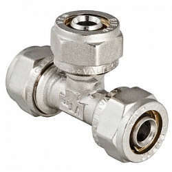 Тройник равнопроходной 32 (м/пл) Valtec VTm.331.N.323232